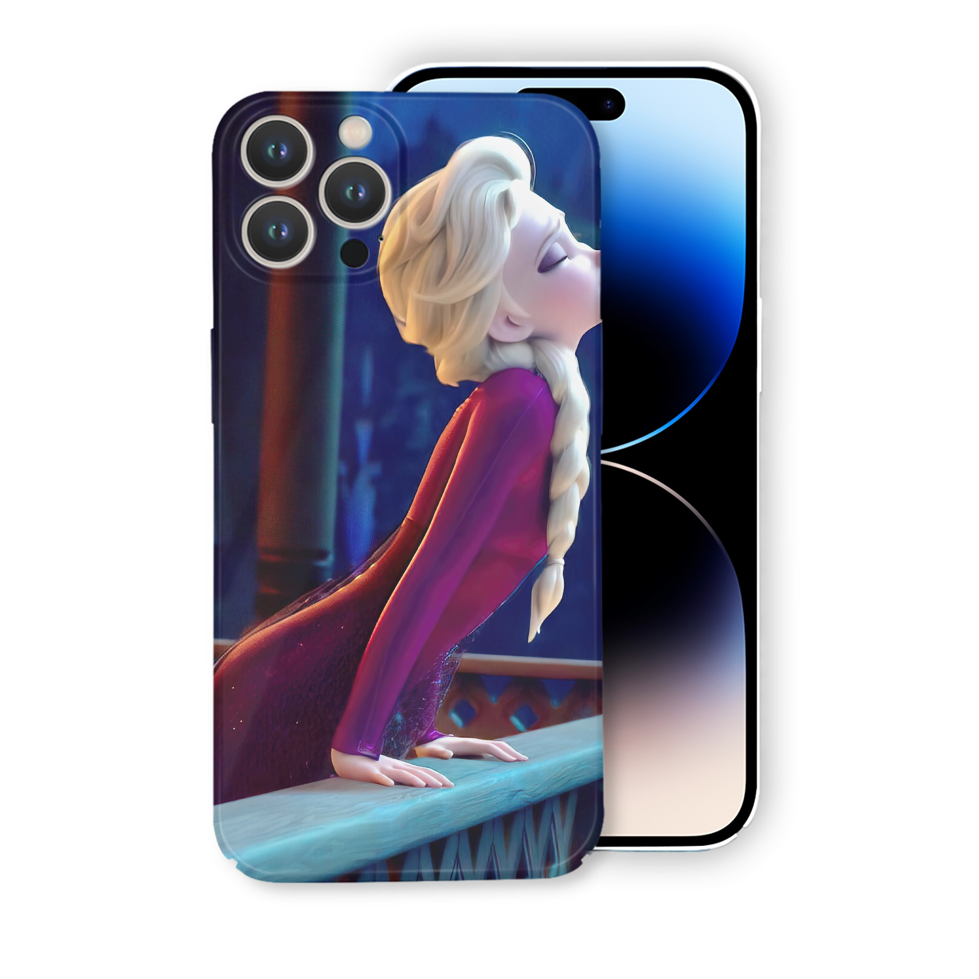（画像用） アナと雪の女王 アンナ エルサ Frozen Anna Elsa 【iPhone 14シリーズ対応】ハードケース